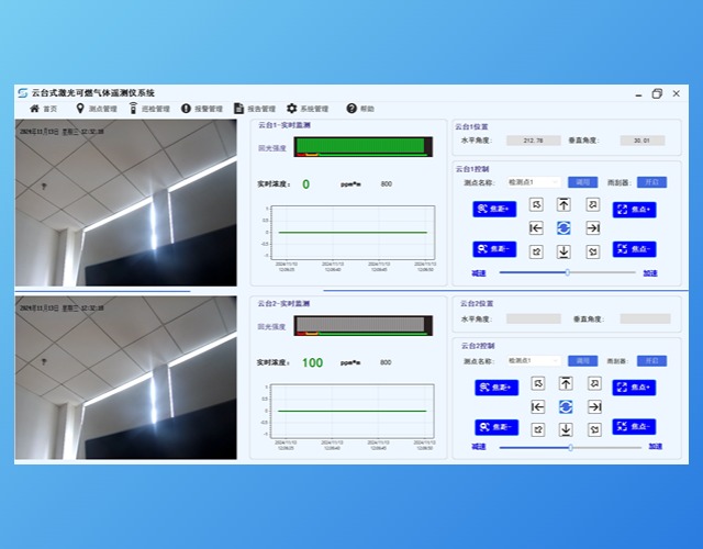 可燃气体遥测仪系统
